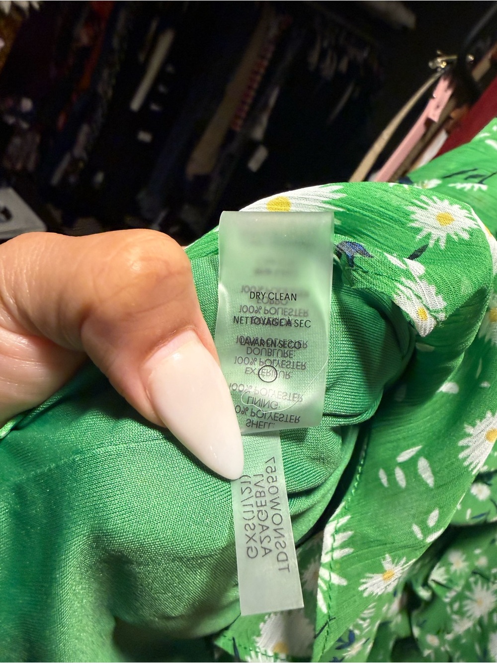 Tommy Hilfiger Green Floral Ruffle Midi Dress - Picture 4 of 8